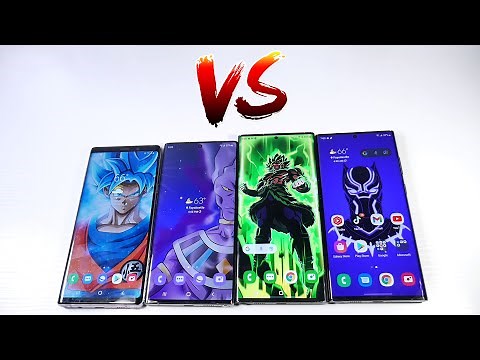 S22 Ultra VS Note 10 Plus VS Note 20 Ultra VS Note 9 In 2022! (Display, Speed & Speakers)