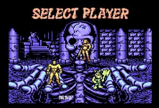 Golden Axe for Commodore 64 (1989), 8-bit conversion of the famous Sega arcade.Programmed by Steve Crow, limited to 2 guys on screen/other issues, but graphics are decent and music by Jeroen Tel is beautiful.Probably done under impossible deadline and zero support.#C64Reposts