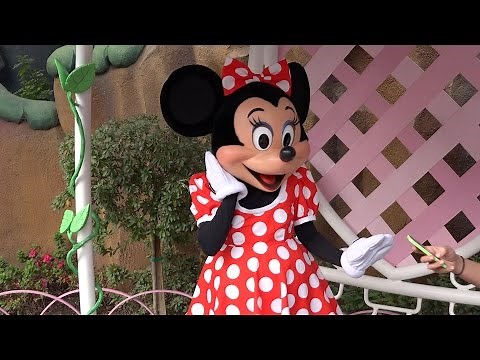 [4K] Minnie's House and Meet Minnie : 2014 POV Disneyland Resort, California