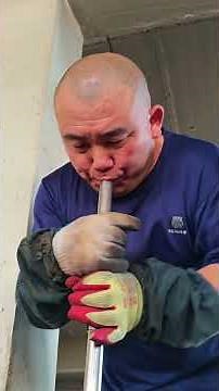 Colorful glass vase making process, relaxing and healing handmade craft#shorts