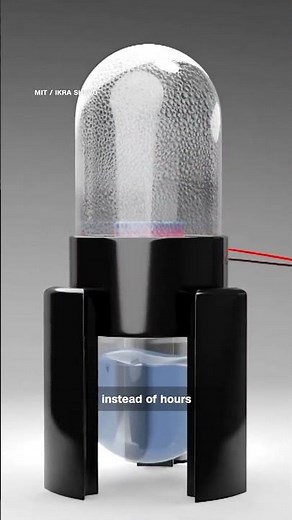 See how researchers harvest water from the air