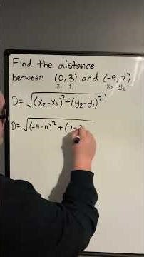 Applying the Distance Formula!