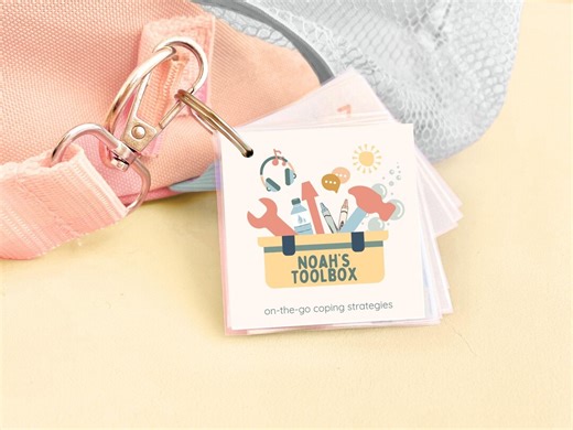 Coping Choices Keyring for Emotional Regulation Self-regulation Visual Tool Communication Support Lanyard Anger Management Strategies - Etsy