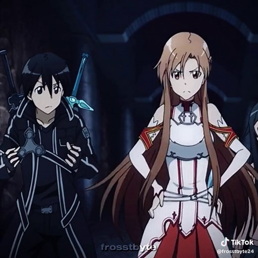 Kirito and Asuna Moments in Sword Art Online