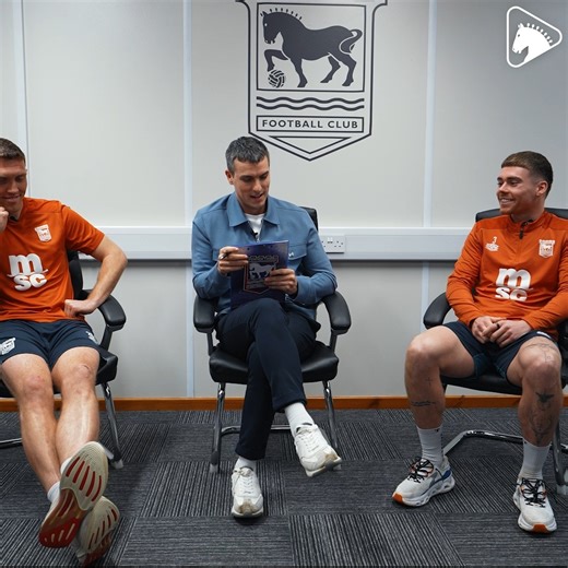 Most likely to become a manager. 👔 Best dressed. 👌 Toughest in training. 💪 Dara O'Shea and Leif Davis are the first pair to take part in Wavelength, a new feature on TownTV. 📲⤵️ https://www.itfc.co.uk/videos/b0217750-fd46-4d44-9066-60e15e12e7c1 | Ipswich Town Football Club