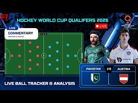 Pakistan Vs Austria Hockey Match Live Ball Tracker & Commentary | Hockey World Cup Qualifiers 2026