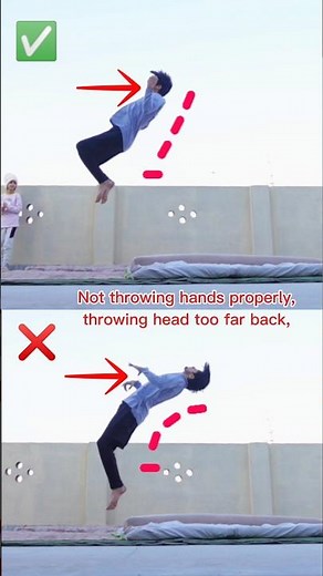 Backflip Tutorial Avoid these mistakes 👌💯. #backflip #short ‪@hamzas-lifee‬