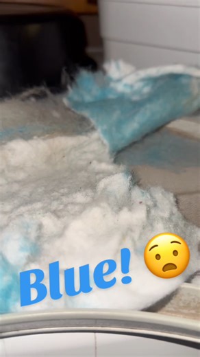The Blueberry Forbidden Cotton Candy, Dryer Lint was Pure Blue! #oddlysatisfying #dryerventcleaning #unclogging #cleantok | Lint Away