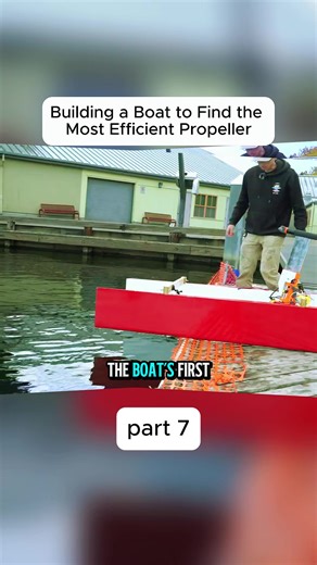 Building a Boat to Find the Most Efficient Propeller #boat #testing