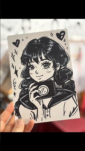 Satisfying Manga Art Process in Black & White 🖤