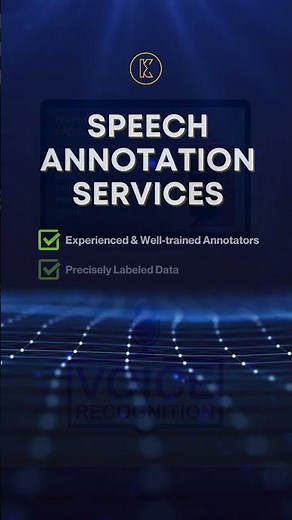 High-quality Speech Data Annotation Services at Kotwel #aitrainingdata