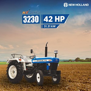New Holland 3230 NX The impressive New Holland 3230 NX gives power to operate bigger implements. The maximum road speed provides a greater number of trips & it has on-the-go gear shifting. Independent lever for PTO Clutch increases the clutch life & double metal face sealing is suitable for deep puddling. New Holland 3230 NX unmatched features & performance makes it special. #NewHolland #NewHollandTractors | New Holland Agriculture