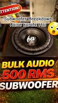 Powerfull Subwoofer bass test #shorts #ytshorts #jbl #subwoofer #youtubeshorts