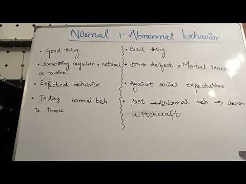 Comparing Concept of Normal and Abnormal in Psychology