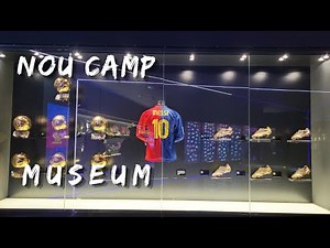 FC BARCELONA Museum Full walkingtour/4k Viste inside CAMP NOU#messi #fcbarcelona