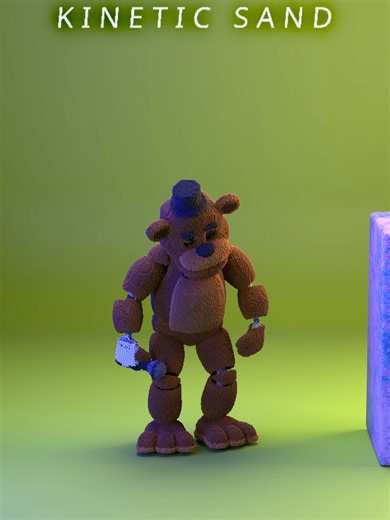 When Freddy Slips… and the Frame Fights Back 💀 #3danimation #3dart #satisfying #blender3d