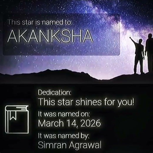 FANS BOOK AKANKSHA NAME STAR FOR AKANKSHA CHAUDHARY IN HER BIRTHDAY #shorts #viral #akanksha #masti