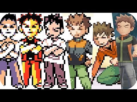 Evolution of Gym Leader Brock Pokémon Battles (1996 - 2018)