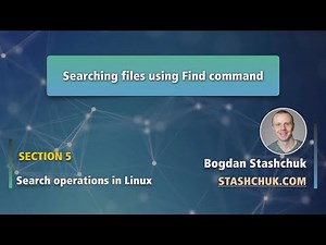 Mind Luster - Learn Linux Tutorial 35 Searching files using Find command