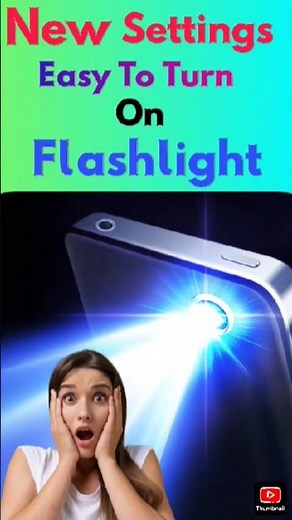 Easy to Turn On Flashlight!🔦!#shorts #tech #shortsfeed #flashlight