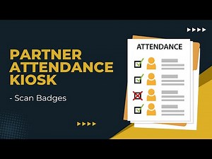 Partner Attendance Kiosk - Scan Badges Odoo