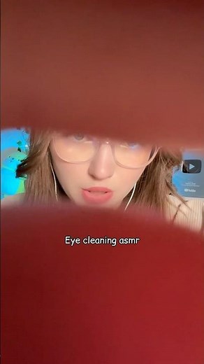 Eye cleaning #asmr #asmrsounds #asmrrelax #asmrtingles #asmrwhispers #asmrsleep #relax #tingles
