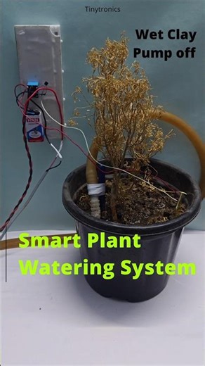 Smart Plant Watering System 🌱💧 | Automatic Plant Watering Using Soil Moisture Sensor #shorts