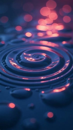 Watch Liquid Glass Form Perfect Ripples