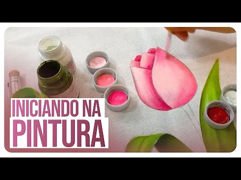 Aula para quem quer começar na Pintura em Tecido