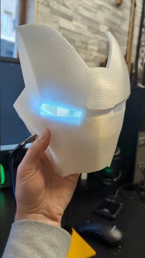 3D Printed Iron Man Mask - Getting Assembled #3dprinting #cosplay