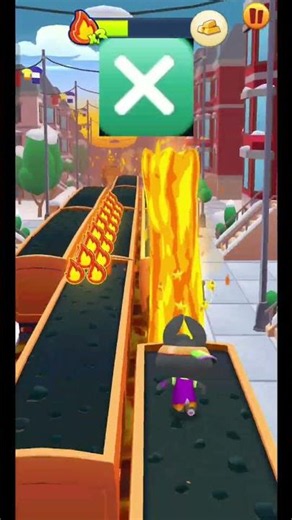 Talking Tom Gold Run: Intense Fire World Gameplay! 🔥 #shorts #gaming #tomgoldrun