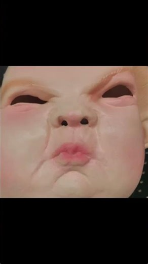 CRYING BABY MASK #spirithalloween #2025 #vlog #store #halloween #season #fall #scary #horror #baby