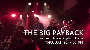 11K views · 26 reactions | MadCity Sessions returns to Overture with another FREE concert featuring the Big Payback. Grab a drink and hit the dance floor to join one of Madison's favorite "Dance Bands" for a night award-winning jazz-rock! | Overture Center for the Arts | Facebook