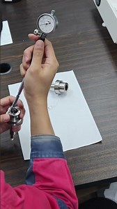 Internal spline span distance measure indicator gear over pin