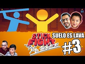 Luchas de Palos Extremas | Stick Fight 3 | Juegos Karim Juega
