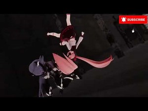 MMD BELLY PUNCH | The Moonlit Blade Strikes! Sakura Miku's Crisis