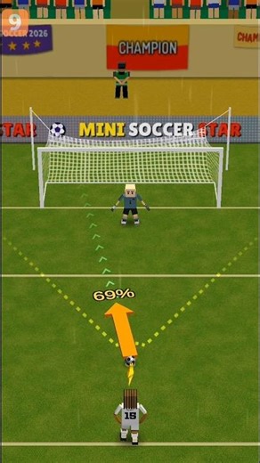 “Goal of the Day! Penalty Perfection ⚽ #gaming #minisoccer #footballgame #efootball #soccer #fifa