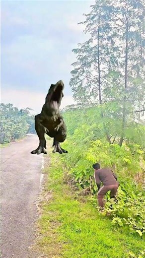 T-rex Dinosaur gone out of control In Jurassic World..#dinosaur​​ #dinosaurs​​ #jurassic