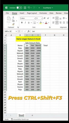Advanced Sum in Excel #excel #exceltips #exceltutorial #shorts
