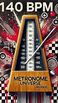 Metronome 140 BPM - 3/4 Time #metronome #clicktrack #metronomeuniverse #timing #musicpractice