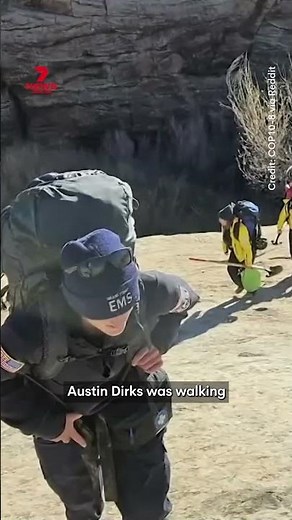 American hiker rescued from quicksand