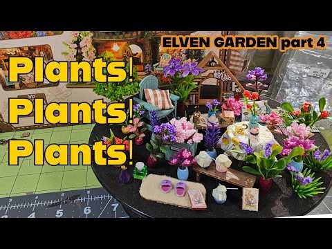 Elven Garden miniature kit Part 4: Creating a magical tiny garden! 🧚‍♀️🌿