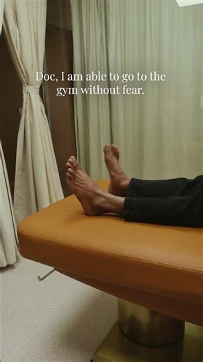 Knee pain used to hold me back… but not anymore.