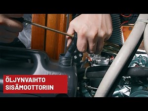 Moottoriöljyn ja öljynsuodattimen vaihto | Volvo Penta MD2030