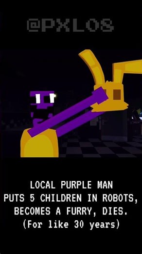 Local man puts children in robots, becomes a furry #fnaf #fnafanimation #fnafmemes #shorts #memes