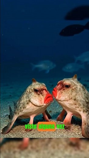 The WEIRDEST fish in the ocean: Red lips and it walks #didyouknow #funfacts