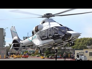 New Airbus Helicopters H160 (ACH160) landing at Hai Heli-expo 2024 Anaheim