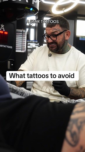 What tattoos to avoid #tattoo #firsttattoo #fyp #tattootiktok #tattooideas #tattoofail #tattooed #tattooart #newtattoo #tattoocheck