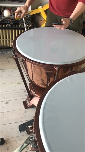 Dresdner Timpani tuning 2025 ! #2025 #tuning #timpani #dresdner #litavr #percussion #orchestra #art