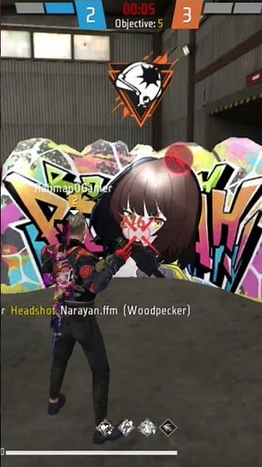 Woodpecker headshot hack | #freefire #shorts